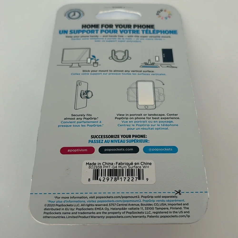 PopSocket popmount sticks